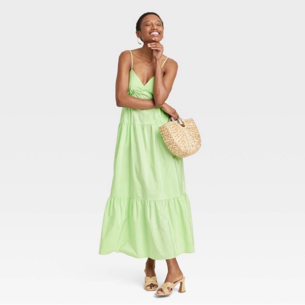 Lime Green Maxi Dress